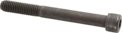 Value Collection - 1/2-13 UNC Hex Socket Drive, Socket Cap Screw - Alloy Steel, Black Oxide Finish, Partially Threaded, 4-1/2" Length Under Head - Exact Tool & Supply