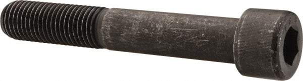 Value Collection - 1-8 UNC Hex Socket Drive, Socket Cap Screw - Alloy Steel, Black Oxide Finish, Partially Threaded, 6-1/2" Length Under Head - Exact Tool & Supply