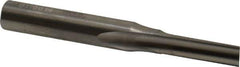 Onsrud - 3/16" Diam, 1/4" Shank Diam, 5/8" Length of Cut, 1 Flute Single Edge Straight Router Bit - 2" Overall Length, Left Hand Cut, Solid Carbide - Exact Tool & Supply