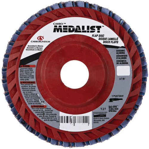 7″ × 5/8″-11 36 Grit Flap Disc - Exact Tool & Supply