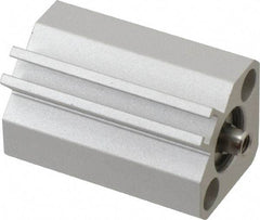 SMC PNEUMATICS - 9/16" Stroke x 1/2" Bore Double Acting Air Cylinder - 10-32 Port, 8-32 Rod Thread, 145 Max psi, 15 to 160°F - Exact Tool & Supply