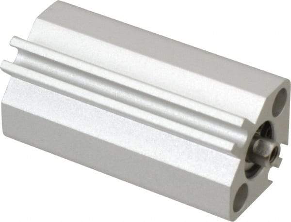 SMC PNEUMATICS - 1-3/16" Stroke x 1/2" Bore Double Acting Air Cylinder - 10-32 Port, 8-32 Rod Thread, 145 Max psi, 15 to 160°F - Exact Tool & Supply
