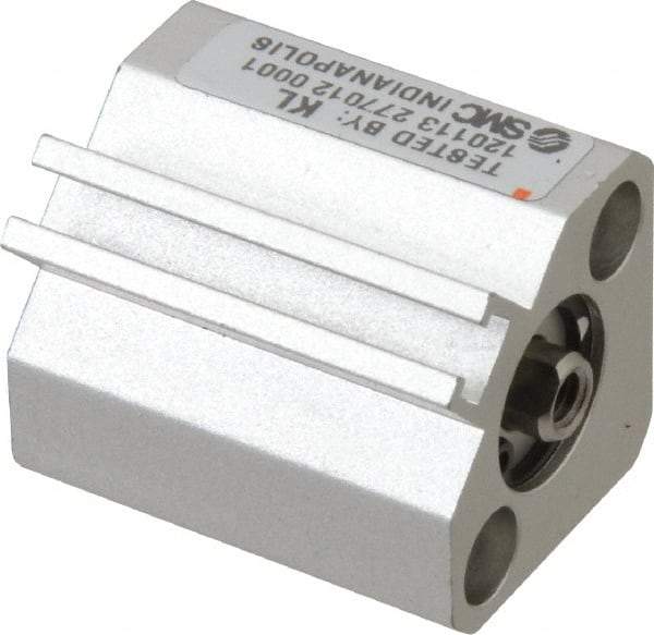 SMC PNEUMATICS - 3/16" Stroke x 1/2" Bore Double Acting Air Cylinder - 10-32 Port, 8-32 Rod Thread, 145 Max psi, 15 to 160°F - Exact Tool & Supply