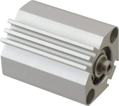 SMC PNEUMATICS - 1" Stroke x 3/4" Bore Double Acting Air Cylinder - 10-32 Port, 10-32 Rod Thread, 145 Max psi, 15 to 160°F - Exact Tool & Supply