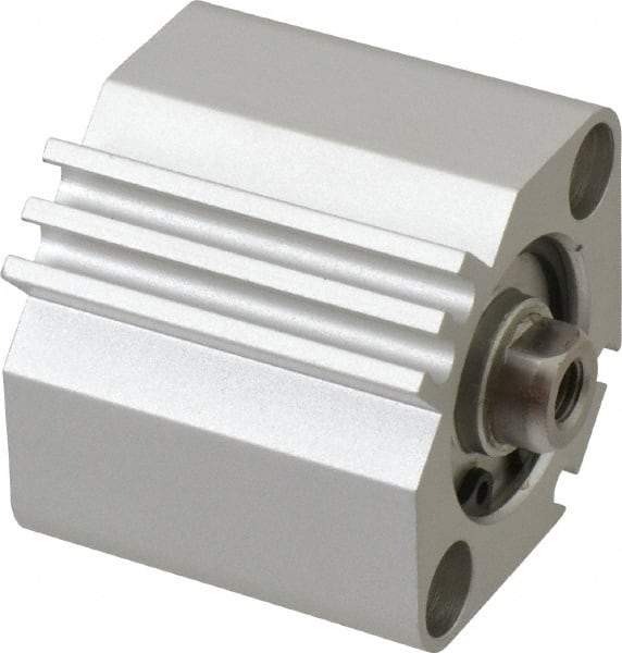 SMC PNEUMATICS - 3/8" Stroke x 1" Bore Double Acting Air Cylinder - 10-32 Port, 1/4-28 Rod Thread, 145 Max psi, 15 to 160°F - Exact Tool & Supply