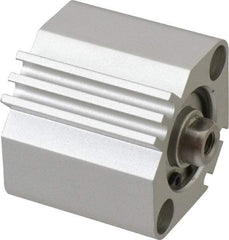 SMC PNEUMATICS - 3/8" Stroke x 1" Bore Double Acting Air Cylinder - 10-32 Port, 1/4-28 Rod Thread, 145 Max psi, 15 to 160°F - Exact Tool & Supply