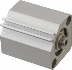 SMC PNEUMATICS - 3/4" Stroke x 1" Bore Double Acting Air Cylinder - 10-32 Port, 1/4-28 Rod Thread, 145 Max psi, 15 to 160°F - Exact Tool & Supply