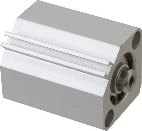 SMC PNEUMATICS - 1" Stroke x 1" Bore Double Acting Air Cylinder - 10-32 Port, 1/4-28 Rod Thread, 145 Max psi, 15 to 160°F - Exact Tool & Supply