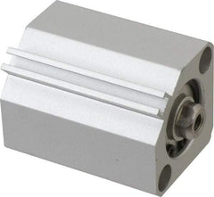SMC PNEUMATICS - 1" Stroke x 1" Bore Double Acting Air Cylinder - 10-32 Port, 1/4-28 Rod Thread, 145 Max psi, 15 to 160°F - Exact Tool & Supply