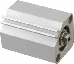 SMC PNEUMATICS - 1-3/16" Stroke x 1" Bore Double Acting Air Cylinder - 10-32 Port, 1/4-28 Rod Thread, 145 Max psi, 15 to 160°F - Exact Tool & Supply