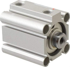 SMC PNEUMATICS - 3/4" Stroke x 1-1/4" Bore Double Acting Air Cylinder - 1/8 Port, 5/16-24 Rod Thread, 145 Max psi, 15 to 160°F - Exact Tool & Supply