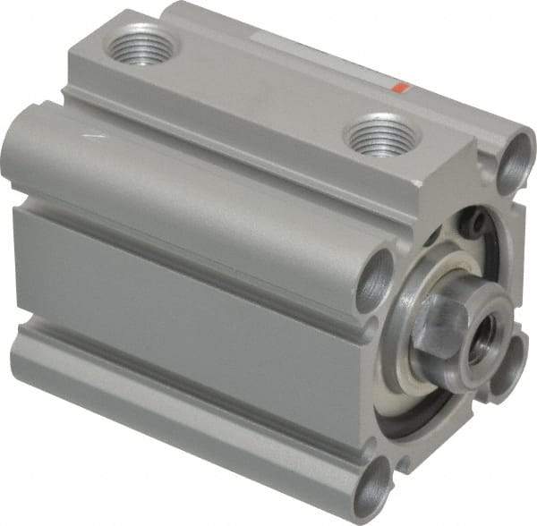 SMC PNEUMATICS - 1" Stroke x 1-1/4" Bore Double Acting Air Cylinder - 1/8 Port, 5/16-24 Rod Thread, 145 Max psi, 15 to 160°F - Exact Tool & Supply