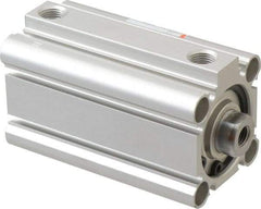 SMC PNEUMATICS - 1-15/16" Stroke x 1-1/4" Bore Double Acting Air Cylinder - 1/8 Port, 5/16-24 Rod Thread, 145 Max psi, 15 to 160°F - Exact Tool & Supply