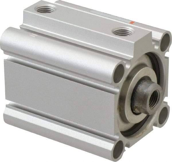 SMC PNEUMATICS - 1" Stroke x 1-1/2" Bore Double Acting Air Cylinder - 1/8 Port, 3/8-24 Rod Thread, 145 Max psi, 15 to 160°F - Exact Tool & Supply