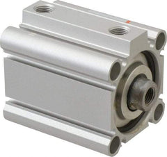 SMC PNEUMATICS - 1" Stroke x 1-1/2" Bore Double Acting Air Cylinder - 1/8 Port, 3/8-24 Rod Thread, 145 Max psi, 15 to 160°F - Exact Tool & Supply