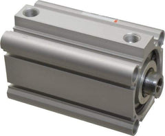 SMC PNEUMATICS - 1-15/16" Stroke x 1-1/2" Bore Double Acting Air Cylinder - 1/8 Port, 3/8-24 Rod Thread, 145 Max psi, 15 to 160°F - Exact Tool & Supply