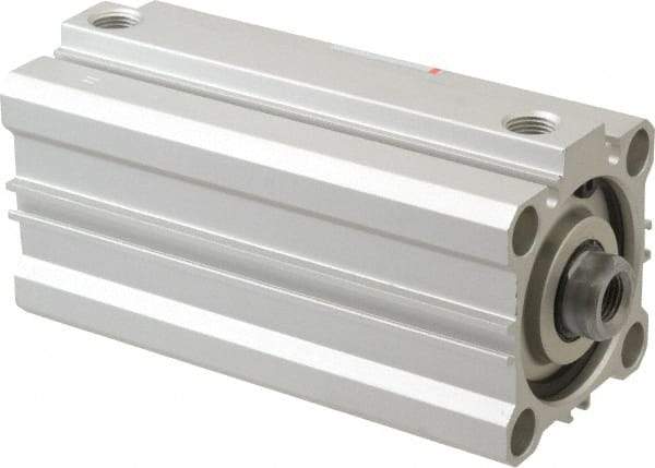 SMC PNEUMATICS - 2-15/16" Stroke x 1-1/2" Bore Double Acting Air Cylinder - 1/8 Port, 3/8-24 Rod Thread, 145 Max psi, 15 to 160°F - Exact Tool & Supply