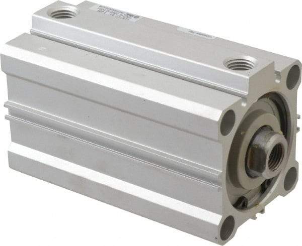 SMC PNEUMATICS - 2-15/16" Stroke x 2" Bore Double Acting Air Cylinder - 1/4 Port, 1/2-20 Rod Thread, 145 Max psi, 15 to 160°F - Exact Tool & Supply