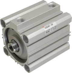 SMC PNEUMATICS - 1-15/16" Stroke x 2-1/2" Bore Double Acting Air Cylinder - 1/4 Port, 1/2-20 Rod Thread, 145 Max psi, 15 to 160°F - Exact Tool & Supply