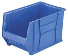 Akro-Mils - 200 Lb. Load Capacity, 20" Deep, Red Polymer Hopper Stacking Bin - 12" High x 12-3/8" Wide x 20" Long - Exact Tool & Supply