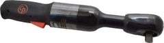Chicago Pneumatic - 1/2" Drive, 190 RPM, 10 to 90 Ft/Lb Torque Ratchet Wrench - Inline Handle, 5 CFM, 90 psi, 1/4" NPTF Inlet - Exact Tool & Supply
