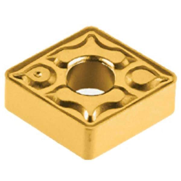Iscar - SNMG433 TF Grade IC9350 Carbide Turning Insert - TiCN/Al2O3/TiN Finish, 90° Square, 1/2" Inscr Circle, 3/16" Thick, 3/64" Corner Radius - Exact Tool & Supply