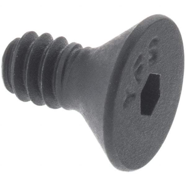 Value Collection - M8x1.25 Metric Coarse Hex Socket Drive, 90° Flat Screw - Grade 316 & Austenitic A4 Stainless Steel, Partially Threaded, 25mm OAL - Exact Tool & Supply