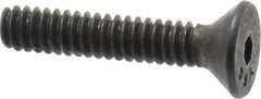 Value Collection - #4-40 UNC Hex Socket Drive, 82° Flat Screw - Alloy Steel, Black Oxide Finish, Fully Threaded, 5/8" OAL - Exact Tool & Supply