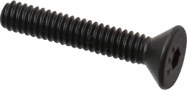Value Collection - #5-40 UNC Hex Socket Drive, 82° Flat Screw - Alloy Steel, Black Oxide Finish, Fully Threaded, 3/4" OAL - Exact Tool & Supply