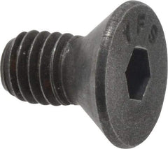 Value Collection - #10-32 UNF Hex Socket Drive, 82° Flat Screw - Alloy Steel, Black Oxide Finish, Fully Threaded, 3/8" OAL - Exact Tool & Supply
