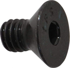 Value Collection - 5/16-18 UNC Hex Socket Drive, 82° Flat Screw - Alloy Steel, Black Oxide Finish, Fully Threaded, 1/2" OAL - Exact Tool & Supply