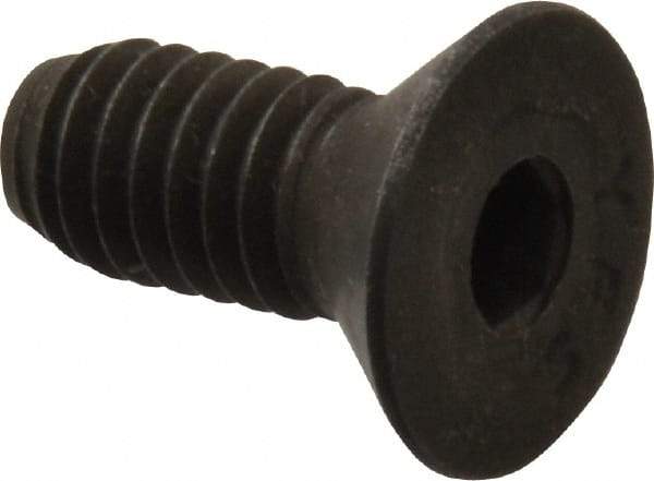 Value Collection - 5/16-18 UNC Hex Socket Drive, 82° Flat Screw - Alloy Steel, Black Oxide Finish, Fully Threaded, 3/4" OAL - Exact Tool & Supply