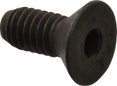 Value Collection - 5/16-18 UNC Hex Socket Drive, 82° Flat Screw - Alloy Steel, Black Oxide Finish, Fully Threaded, 3/4" OAL - Exact Tool & Supply