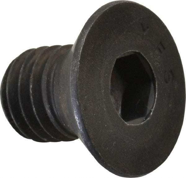 Value Collection - 1/2-13 UNC Hex Socket Drive, 82° Flat Screw - Alloy Steel, Black Oxide Finish, Fully Threaded, 3/4" OAL - Exact Tool & Supply