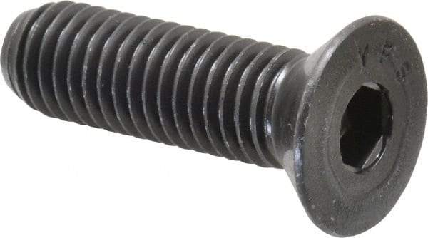 Value Collection - 1/2-13 UNC Hex Socket Drive, 82° Flat Screw - Alloy Steel, Black Oxide Finish, Fully Threaded, 1-3/4" OAL - Exact Tool & Supply