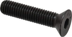 Value Collection - 1/2-13 UNC Hex Socket Drive, 82° Flat Screw - Alloy Steel, Black Oxide Finish, Fully Threaded, 2-1/4" OAL - Exact Tool & Supply