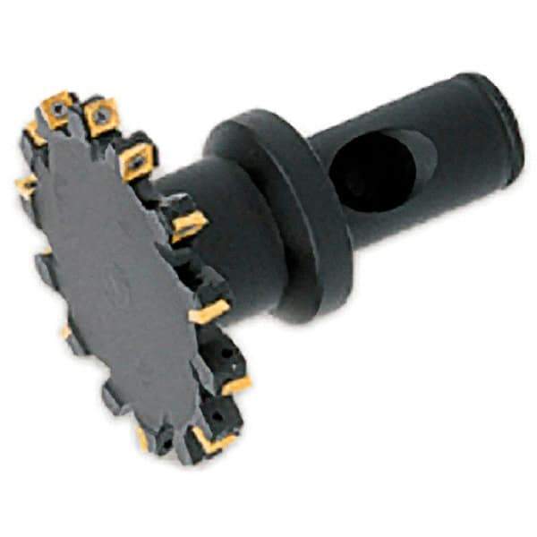 Iscar - Shank Connection, 0.31" Cutting Width, 1" Depth of Cut, 3" Cutter Diam, 6 Tooth Indexable Slotting Cutter - FDN-CF4 Toolholder, Q/XOMT Insert - Exact Tool & Supply