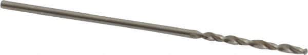 Accupro - #60 130° Cobalt Jobber Drill - Bright Finish, Right Hand Cut, Parabolic Flute, Straight Shank, 1-11/32" OAL, Split Point - Exact Tool & Supply