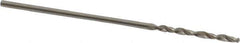 Accupro - #60 130° Cobalt Jobber Drill - Bright Finish, Right Hand Cut, Parabolic Flute, Straight Shank, 1-11/32" OAL, Split Point - Exact Tool & Supply