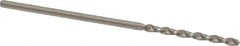Accupro - 1.35mm 130° Cobalt Jobber Drill - Bright Finish, Right Hand Cut, Parabolic Flute, Straight Shank, 1-37/64" OAL, Split Point - Exact Tool & Supply