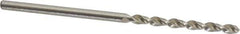 Accupro - #46 130° Cobalt Jobber Drill - Bright Finish, Right Hand Cut, Parabolic Flute, Straight Shank, 1-15/16" OAL, Split Point - Exact Tool & Supply