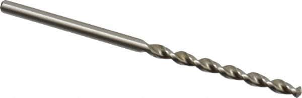 Accupro - 2.5mm 130° Cobalt Jobber Drill - Bright Finish, Right Hand Cut, Parabolic Flute, Straight Shank, 2-1/4" OAL, Split Point - Exact Tool & Supply