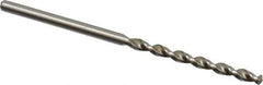Accupro - 2.5mm 130° Cobalt Jobber Drill - Bright Finish, Right Hand Cut, Parabolic Flute, Straight Shank, 2-1/4" OAL, Split Point - Exact Tool & Supply