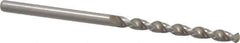 Accupro - 1/8" 130° Cobalt Jobber Drill - Bright Finish, Right Hand Cut, Parabolic Flute, Straight Shank, 2-9/16" OAL, Split Point - Exact Tool & Supply