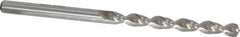 Accupro - #12 130° Cobalt Jobber Drill - Bright Finish, Right Hand Cut, Parabolic Flute, Straight Shank, 3-3/8" OAL, Split Point - Exact Tool & Supply