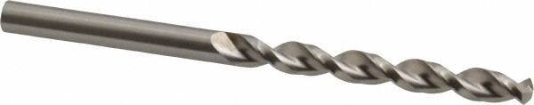 Accupro - 5.75mm 130° Cobalt Jobber Drill - Bright Finish, Right Hand Cut, Parabolic Flute, Straight Shank, 93mm OAL, Split Point - Exact Tool & Supply