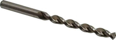 Accupro - 21/64" 130° Cobalt Jobber Drill - Bright Finish, Right Hand Cut, Parabolic Flute, Straight Shank, 4-19/32" OAL, Split Point - Exact Tool & Supply