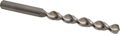 Accupro - 10mm 130° Cobalt Jobber Drill - Bright Finish, Right Hand Cut, Parabolic Flute, Straight Shank, 5-15/64" OAL, Split Point - Exact Tool & Supply