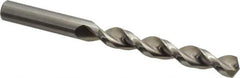 Accupro - 33/64" 130° Cobalt Jobber Drill - Bright Finish, Right Hand Cut, Parabolic Flute, Straight Shank, 5-15/16" OAL, Split Point - Exact Tool & Supply