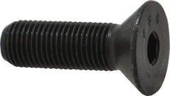 Value Collection - 3/8-24 UNF Hex Socket Drive, 82° Flat Screw - Alloy Steel, Black Oxide Finish, Fully Threaded, 1-1/4" OAL - Exact Tool & Supply